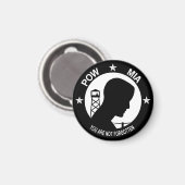 POW MIA Magnet Magneet (Voorkant / Achterkant)