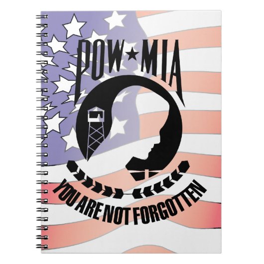 POW - MIA NOTITIEBOEK (Voorkant)