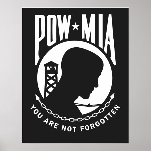 POW MIA-Poster Poster (Voorkant)