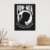 POW MIA-Poster Poster (Keuken)