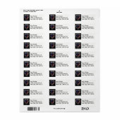 POW/MIA-retouradreslabels Etiket (Full Sheet)