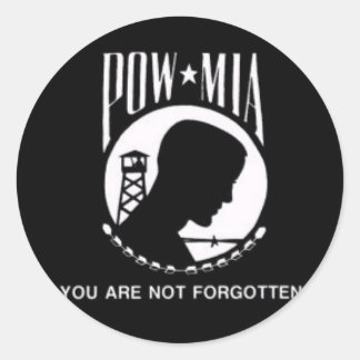 POW MIA RONDE STICKER
