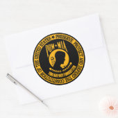 POW-MIA RONDE STICKER (Envelop)