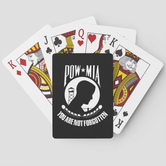POW - MIA speelkaarten (Achterkant)