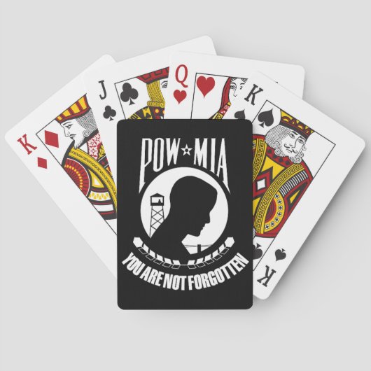 "POW MIA-speelkaarten" Speelkaarten (Achterkant)