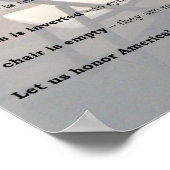 POW/MIA-tabel Poster (Hoek)