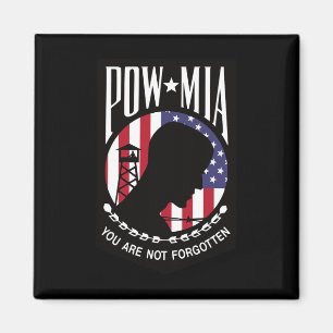 Pow Mia Usa Vlag Je Bent Niet Vergeten Magneet