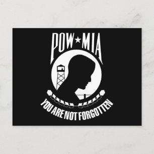 POW MIA-vlag Briefkaart