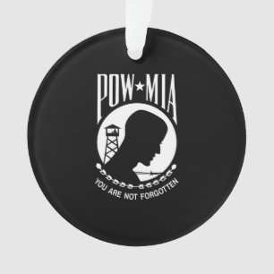 POW MIA-vlag: Vermiste soldaten van de Vietnamoorl Ornament