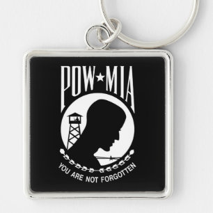 POW MIA-vlag: Vermiste soldaten van de Vietnamoorl Sleutelhanger