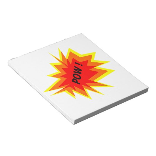 POW! NOTITIEBLOK (Schuin)