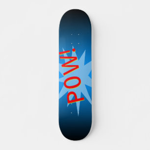 Pow-ontworpen skateboard