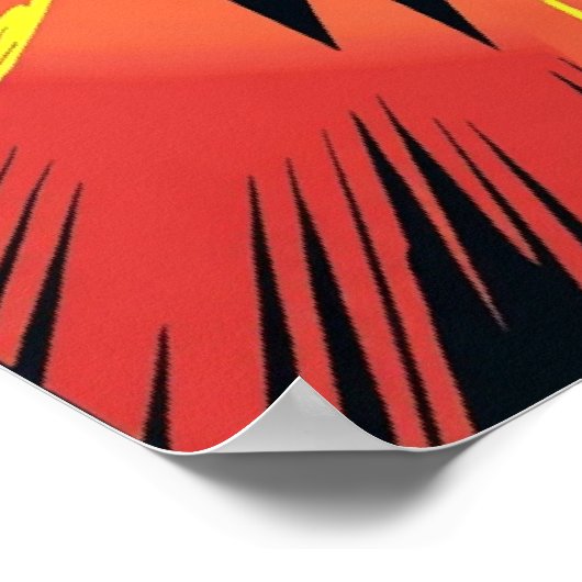 POW ! Poster d'explosion de la BD Blast Pop Art (Coin)