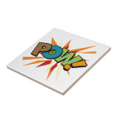 POW Pret Retro Strip Pop Art Tegeltje (Zijkant)