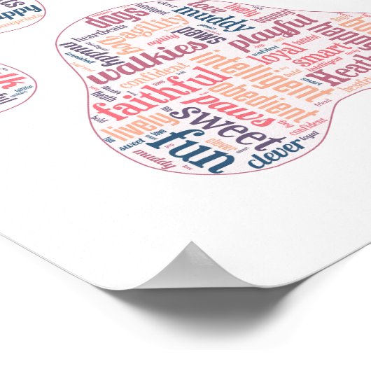 pow print hond Wordcloud (Hoek)