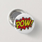 POW! RONDE BUTTON 3,2 CM (Voorkant /achterkant)