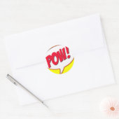Pow! Ronde Sticker (Envelop)