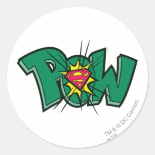 Pow Ronde Sticker