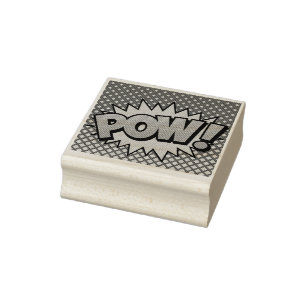 POW! Rubber Stempel