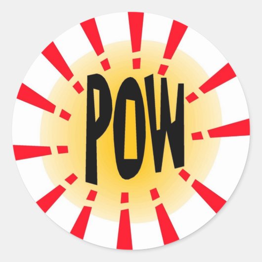 Pow - Sticker (Voorkant)