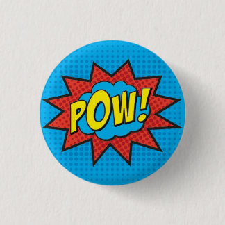 POW! Superheld Pin PC Ronde Button 3,2 Cm
