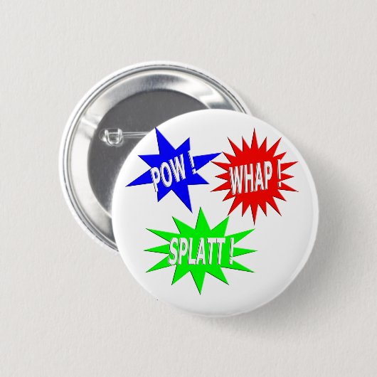 Pow Whap Splatt Button (Voorkant /achterkant)