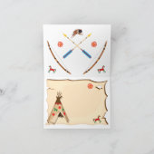 Pow Wow American Indian Merci cartes de notes (Intérieur)