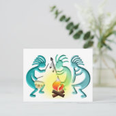 Pow Wow Briefkaart (Staand voorkant)