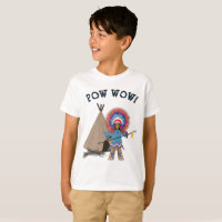 POW WOW INDIAN CHIEF T-SHIRT