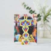 Pow Wow-pad Briefkaart (Staand voorkant)