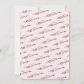 Pow wow teepee anniversaire invitation (Dos)