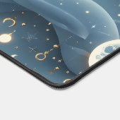 Powder Blue Celestial Moon Phases Calm (Coin)