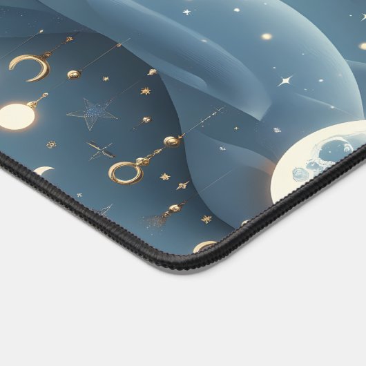 Powder Blue Celestial Moon Phases Calm (Coin)