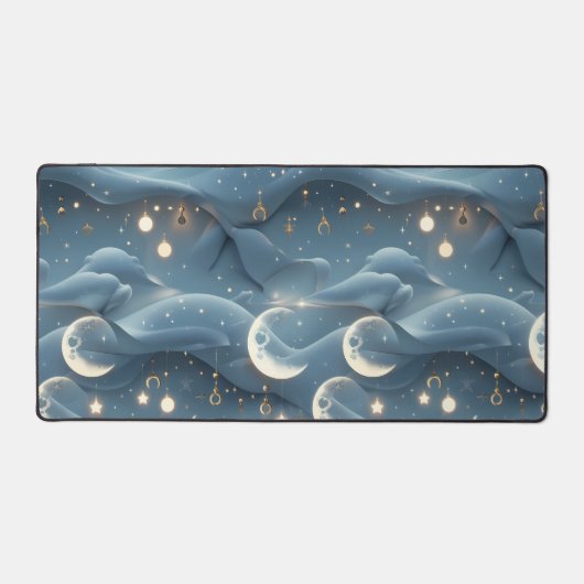 Powder Blue Celestial Moon Phases Calm (Recto)