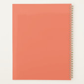Powder Blue en Coral Planner (Achterkant)