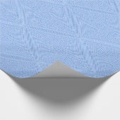 Powder Blue Patterned Wrapping Paper Cadeaupapier (Hoek)