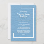 Powder Blue Photo Modern Photo Afstuderen (Achterkant)