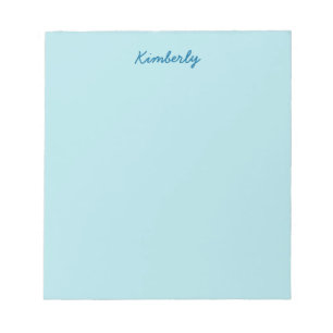 Powder Blue Solid Color Notitieblok