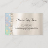 Powder my Nose Makeup Eye Lashes Mermaid Visitekaartje (Achterkant)