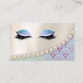 Powder my Nose Makeup Eye Lashes Mermaid Visitekaartje (Voorkant)