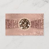 Powder my Nose Makeup Jewelry Mode Roos Gold Visitekaartje (Voorkant)