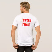 Powder Power Tri-Blend Shirt (Achterkant volledig)