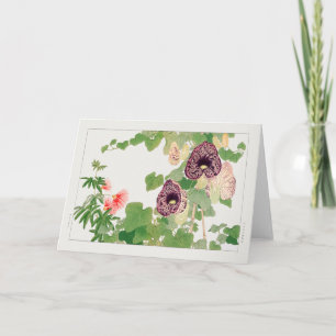 Powder puff-boom, Calico-bloem door Tanigami Konan Kaart