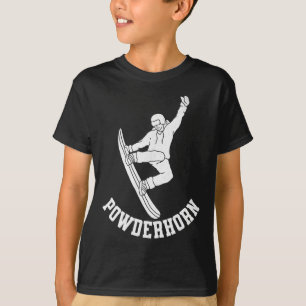 Powderhorn Ski Resort Colorado Snowboarding Snowbo T-shirt