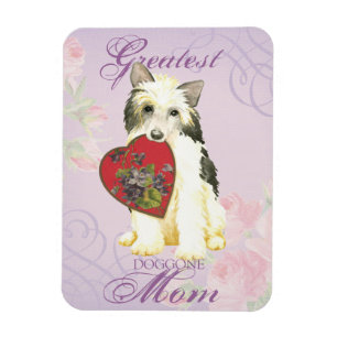 Powderpuff Heart Mam Magneet