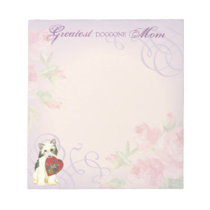 Powderpuff Heart Mam Notitieblok