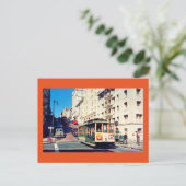Powell & Market Cable Car, San Francisco  Briefkaart (Staand voorkant)
