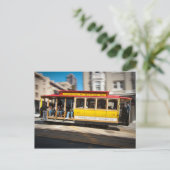 Powell Street Cable Car Briefkaart (Staand voorkant)