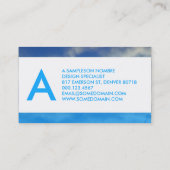 powell-succesquote visitekaartje (Achterkant)