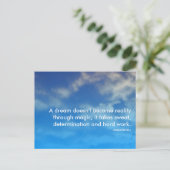 Powell Success Quote Briefkaart (Staand voorkant)